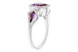 Allison Kaufman Amethyst Halo Pendant