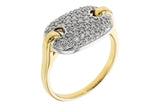 Allison Kaufman Diamond Pave Link Ring