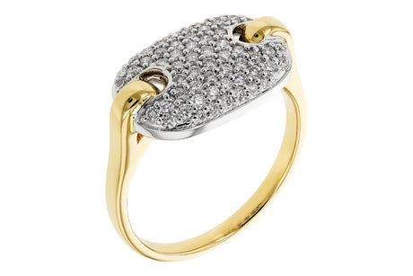 Allison Kaufman Diamond Pave Link Ring