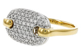 Allison Kaufman Diamond Pave Link Ring