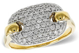 Allison Kaufman Diamond Pave Link Ring