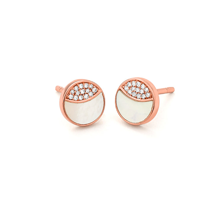 Facet Barcelona Mother of Pearl Earrings