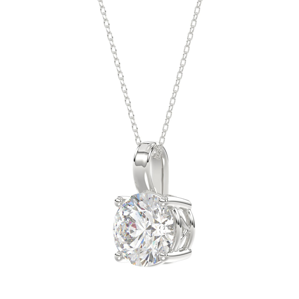 Ethos Lab Diamond Solitaire Pendant 2.00Ct
