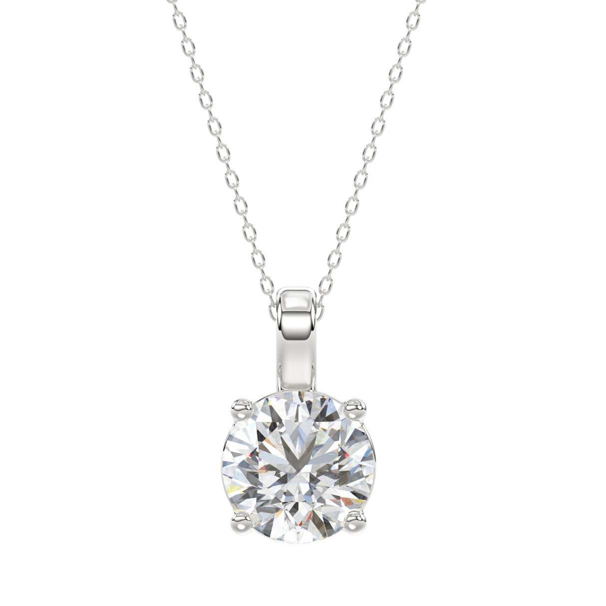 Ethos Lab Diamond Solitaire Pendant 2.00Ct