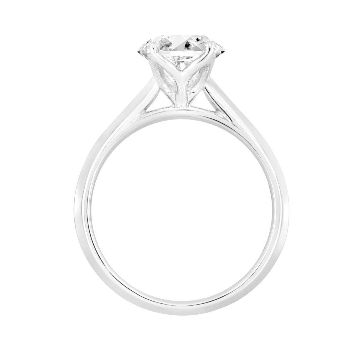 Ethos - Certified Lab Diamond Solitaire Engagement Ring 3.00ctw