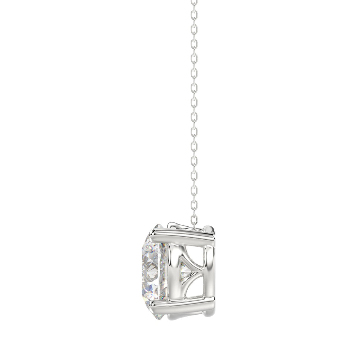 Ethos- Certified Lab Diamond Solitaire Pendant 3Ct