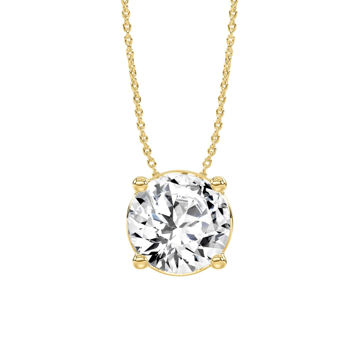 Ethos - Certified Lab Diamond Solitaire Pendant 2.50ctw