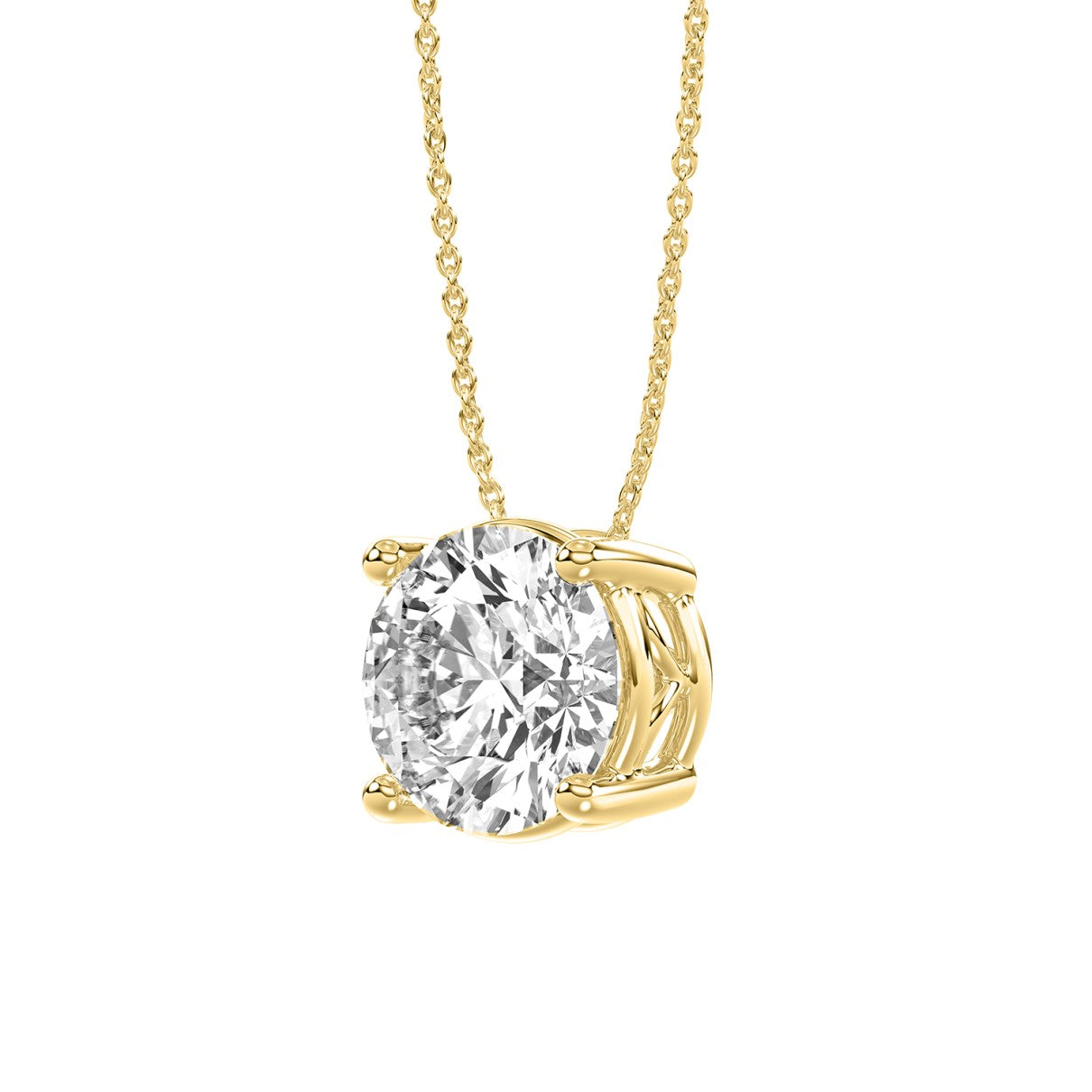 Ethos - Certified Lab Diamond Solitaire Pendant 2.50ctw