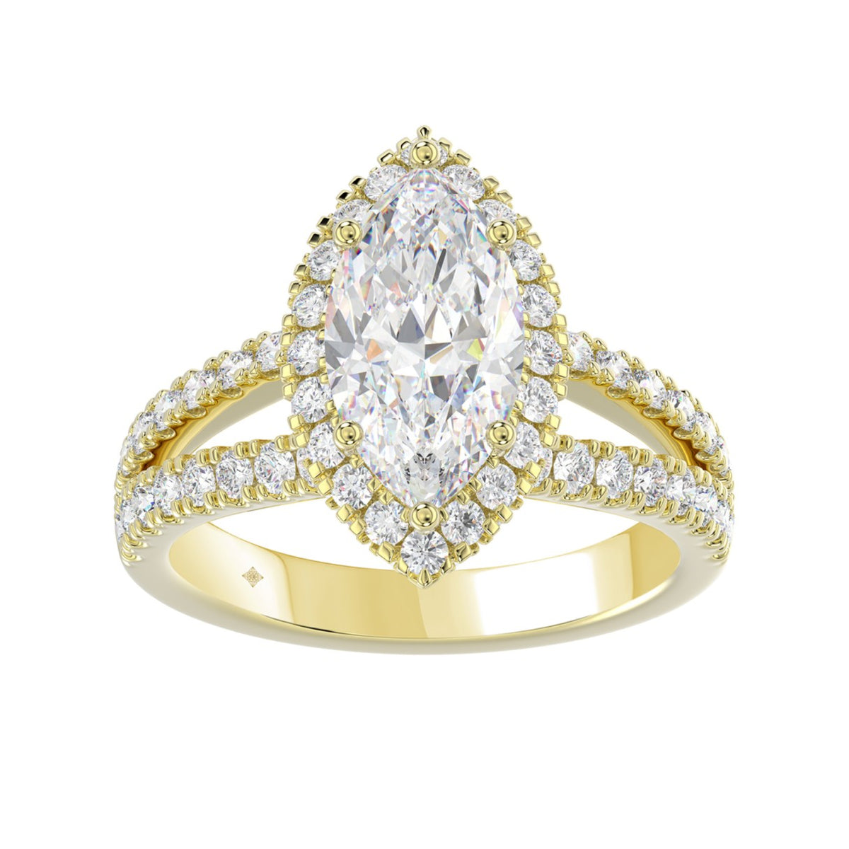 Ethos Lab Diamond Halo Ring