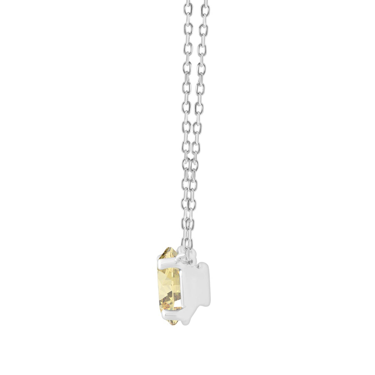 Ethos Yellow Diamond Solitaire Pendant