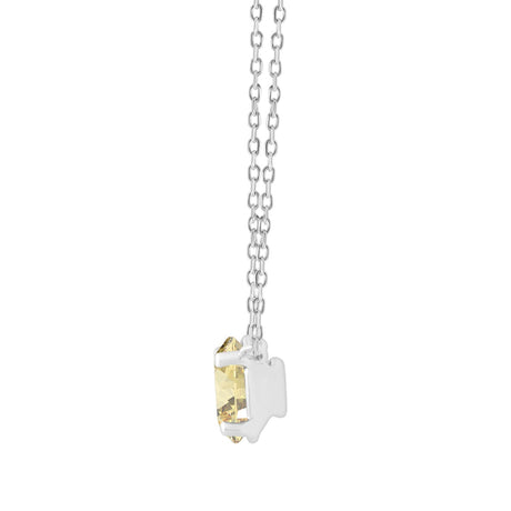 Ethos Yellow Diamond Solitaire Pendant