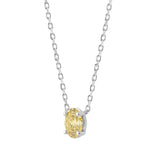 Ethos Yellow Diamond Solitaire Pendant