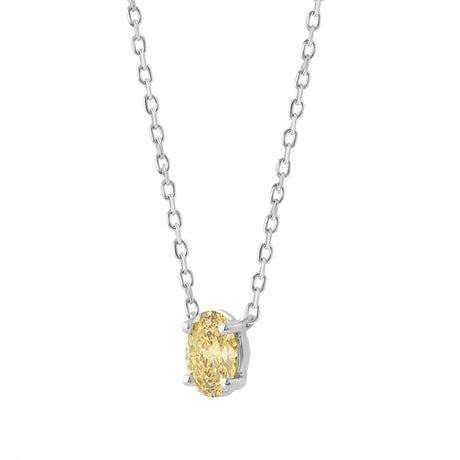 Ethos Yellow Diamond Solitaire Pendant