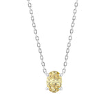 Ethos Yellow Diamond Solitaire Pendant