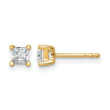 Quality Gold Diamond Stud Earrings