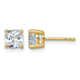 Quality Gold Lab Diamond Stud Earrings