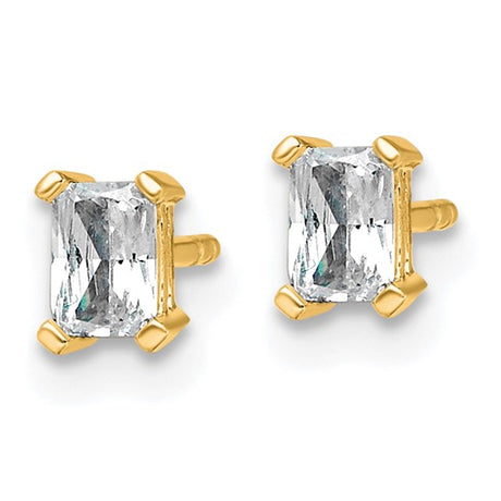Quality Gold Diamond Stud Earrings