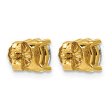 Quality Gold Lab Diamond Stud Earrings