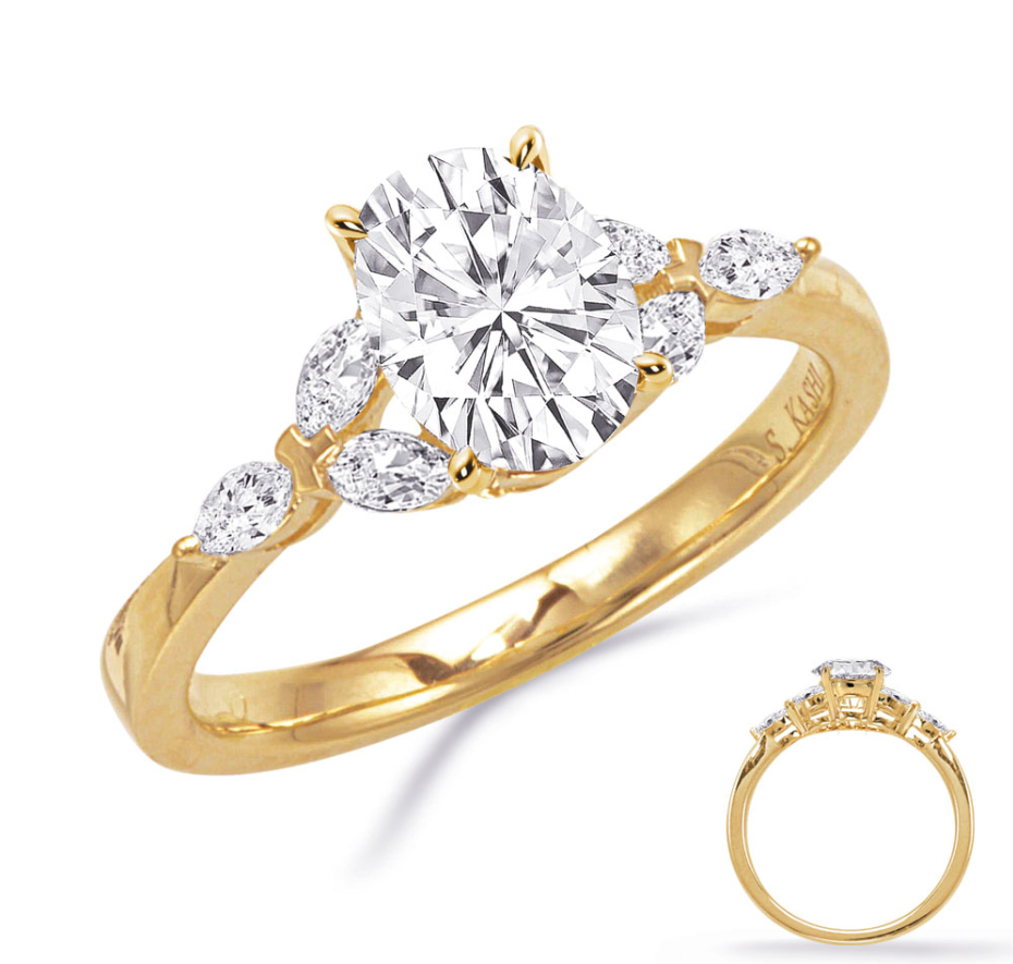 S.Kashi Diamond Semi-Mount Engagement Ring