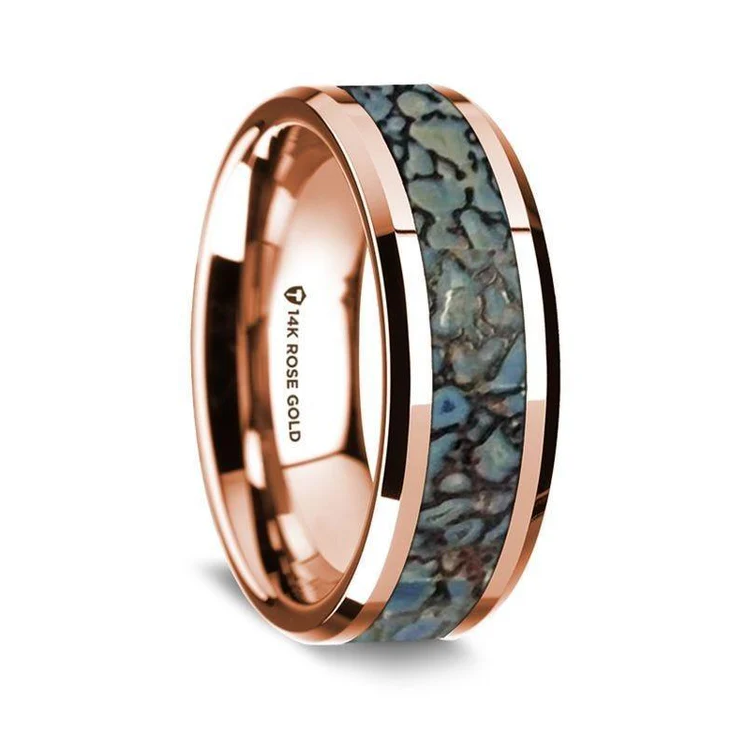 Thorsten Rose Gold Dionsaur Bone Ring