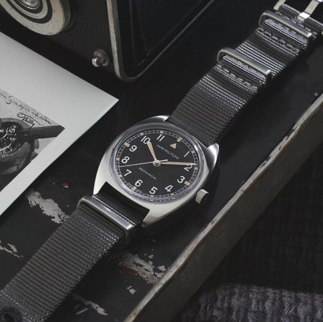 Hamilton - Khaki Aviation Pilot Pioneer Mechanical
