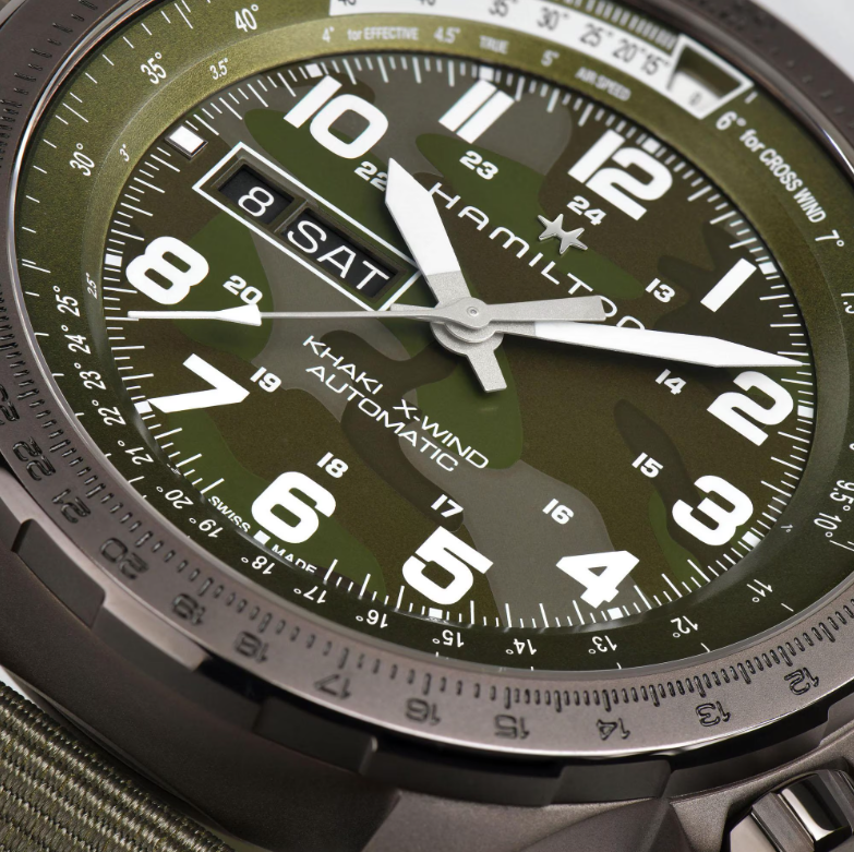 Hamilton - Khaki Aviation X-WIND Day Date Auto