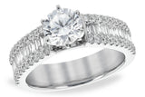 Allison Kaufman Diamond Semi-Mount Engagement Ring