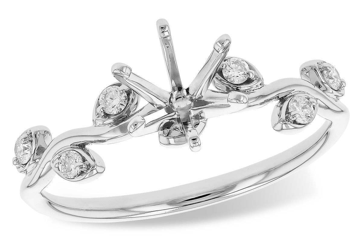 Allison Kaufman Leaf Semi Marquise Mount