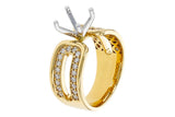 Allison Kaufman Semi-Mount Engagement Ring
