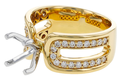 Allison Kaufman Semi-Mount Engagement Ring