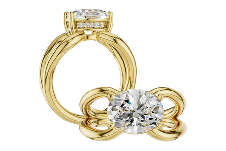 Allison Kaufman Diamond Engagement Ring