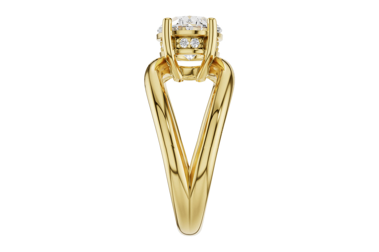Allison Kaufman Diamond Engagement Ring