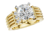 Allison Kaufman Tapered Engagement Ring