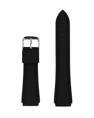 Hadley Roma Silicon Watch Band - Black