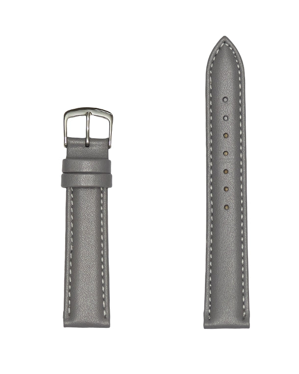 Hadley Roma Microfiber Watch Strap - Grey
