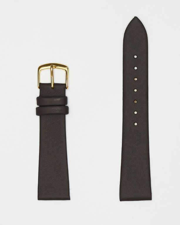 Hadley Roma Smooth Leather Watch Strap - Brown