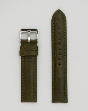 Hadley Roma Bison Leather Watch Straps - Olive