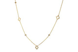 Allison Kaufman Diamond Clover Necklace