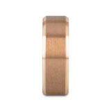Thorsten Rose Gold Plated Tungsten Ring