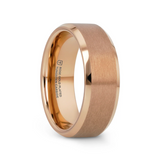 Thorsten Rose Gold Plated Tungsten Ring