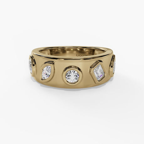 Costar Bezel Set Mixed Diamond Ring