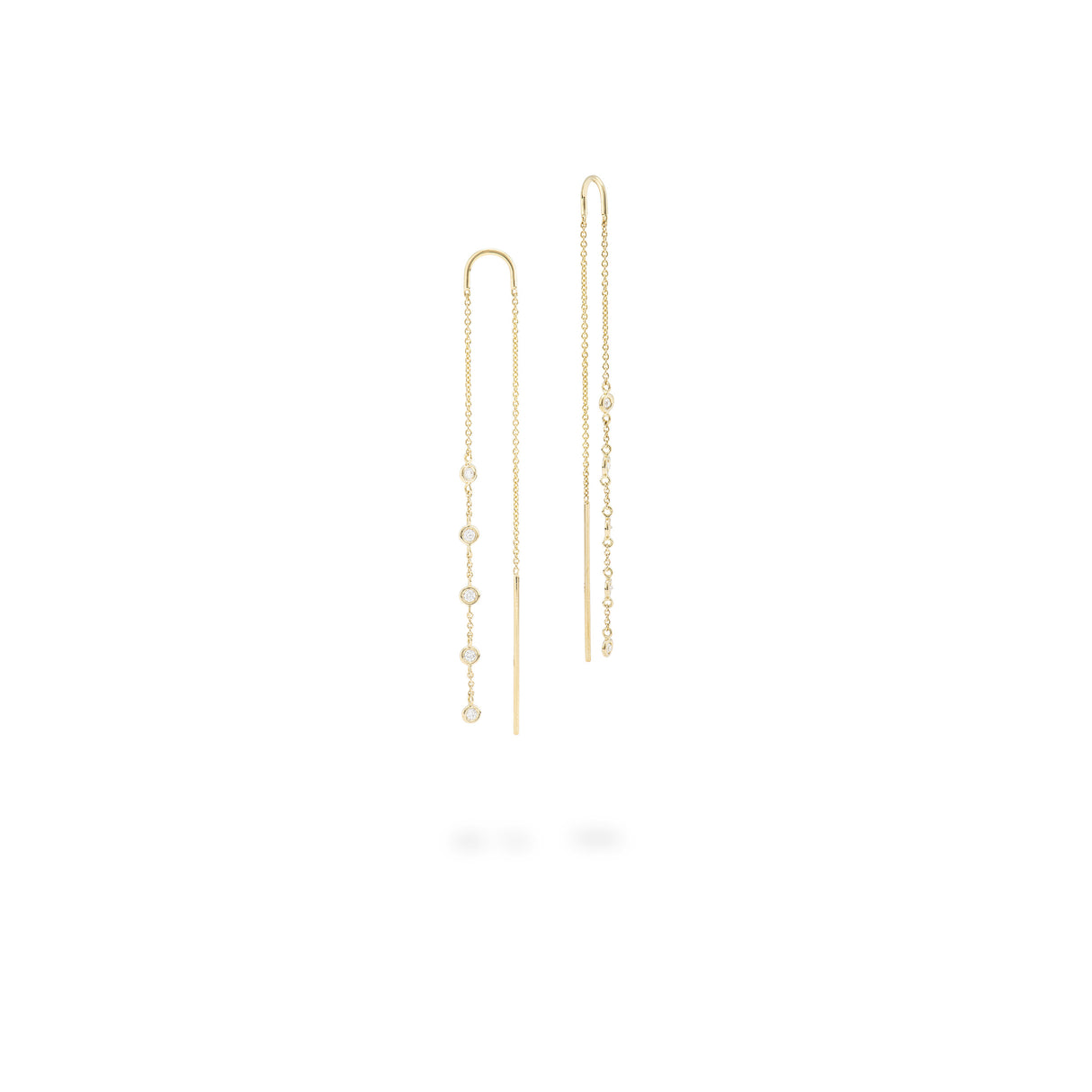 Piero Milano Diamond Station Earrings