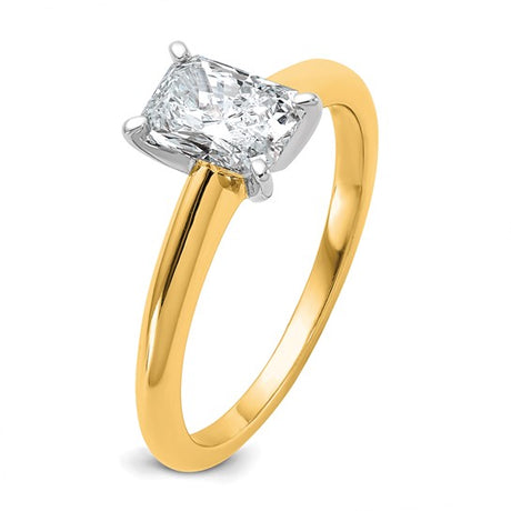 Quality Gold Lab Diamond Engagement Ring