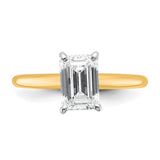 Quality Gold Lab Diamond Engagement Ring