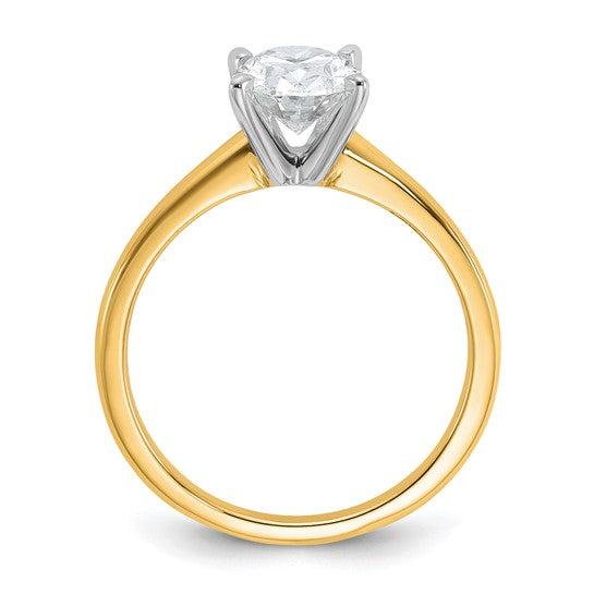 Quality Gold Lab Diamond Engagement Ring