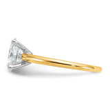 Quality Gold Lab Diamond Engagement Ring