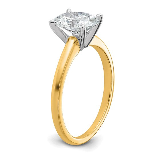Quality Gold Lab Diamond Engagement Ring