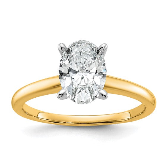 Quality Gold Lab Diamond Engagement Ring