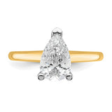Quality Gold Lab Diamond Engagement Ring