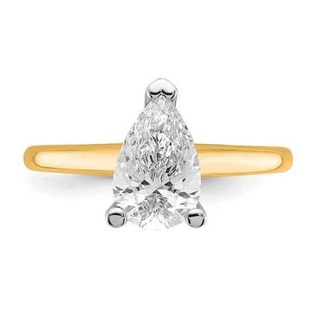 Quality Gold Lab Diamond Engagement Ring